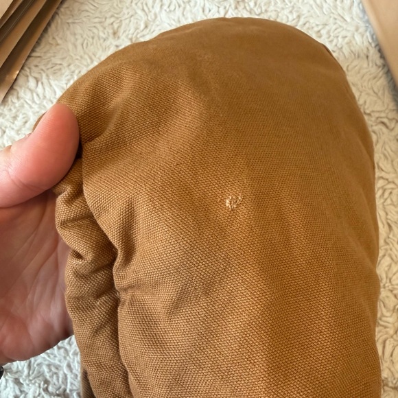 Carhartt Toddler Brown Hooded Canvas Jacket Coat 4T Quilted Lined - Picture 11 of 11